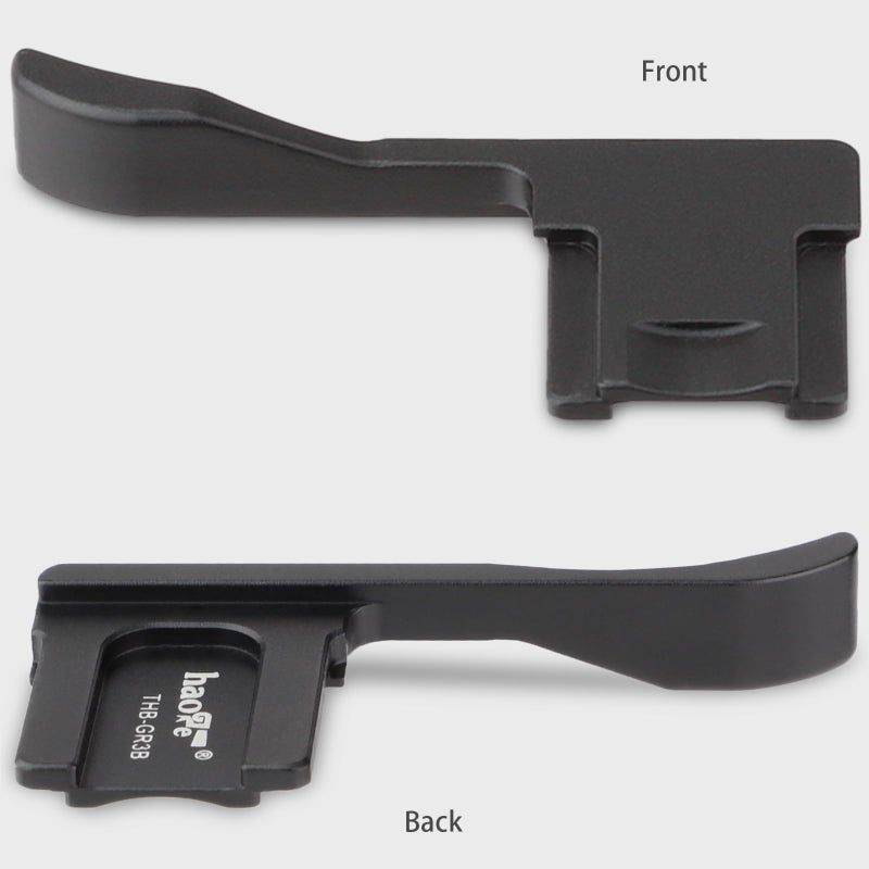 Haoge THB-GR3B Metal Hot Shoe Thumb Up Rest Hand Grip for RICOH GR4 GR III X GRIII GR3 GR3X GR IV Camera Black - Image 4